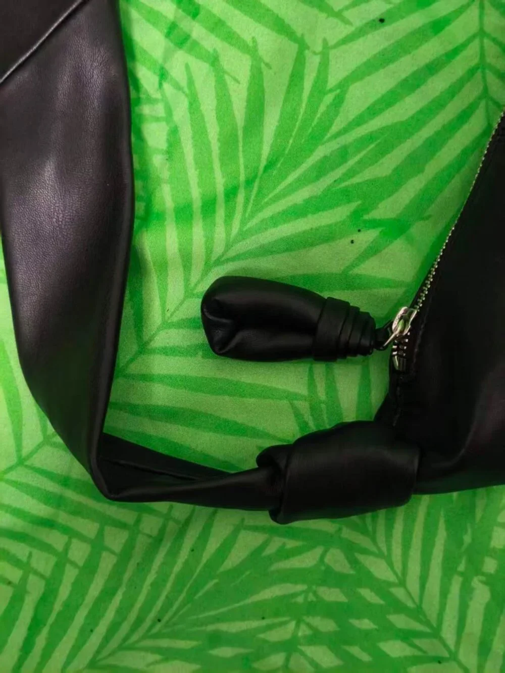 Lemaire Black Croissant Large Leather Crossbody Bag, Full Set Box & Dust Bag